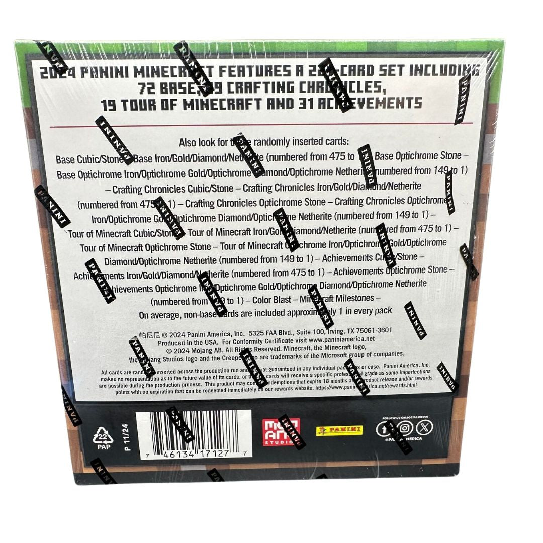 2024/2025 Panini Minecraft Trading Cards Mega Box