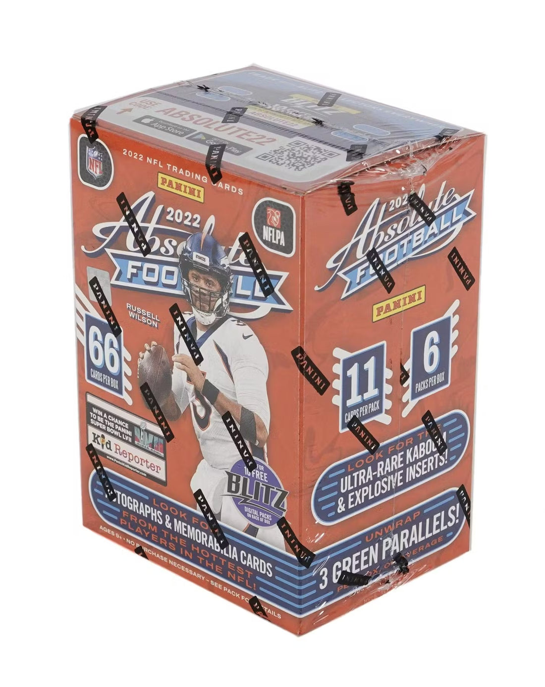 2022 Panini Absolute Football NFL Blaster Box