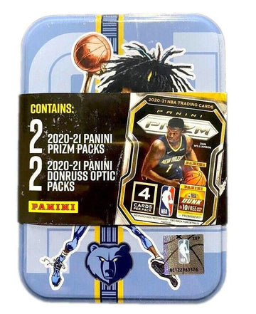 NBA Basketball Tin - 2 Packs Panini Prizm & 2 Packs Panini Donruss Optic Cards