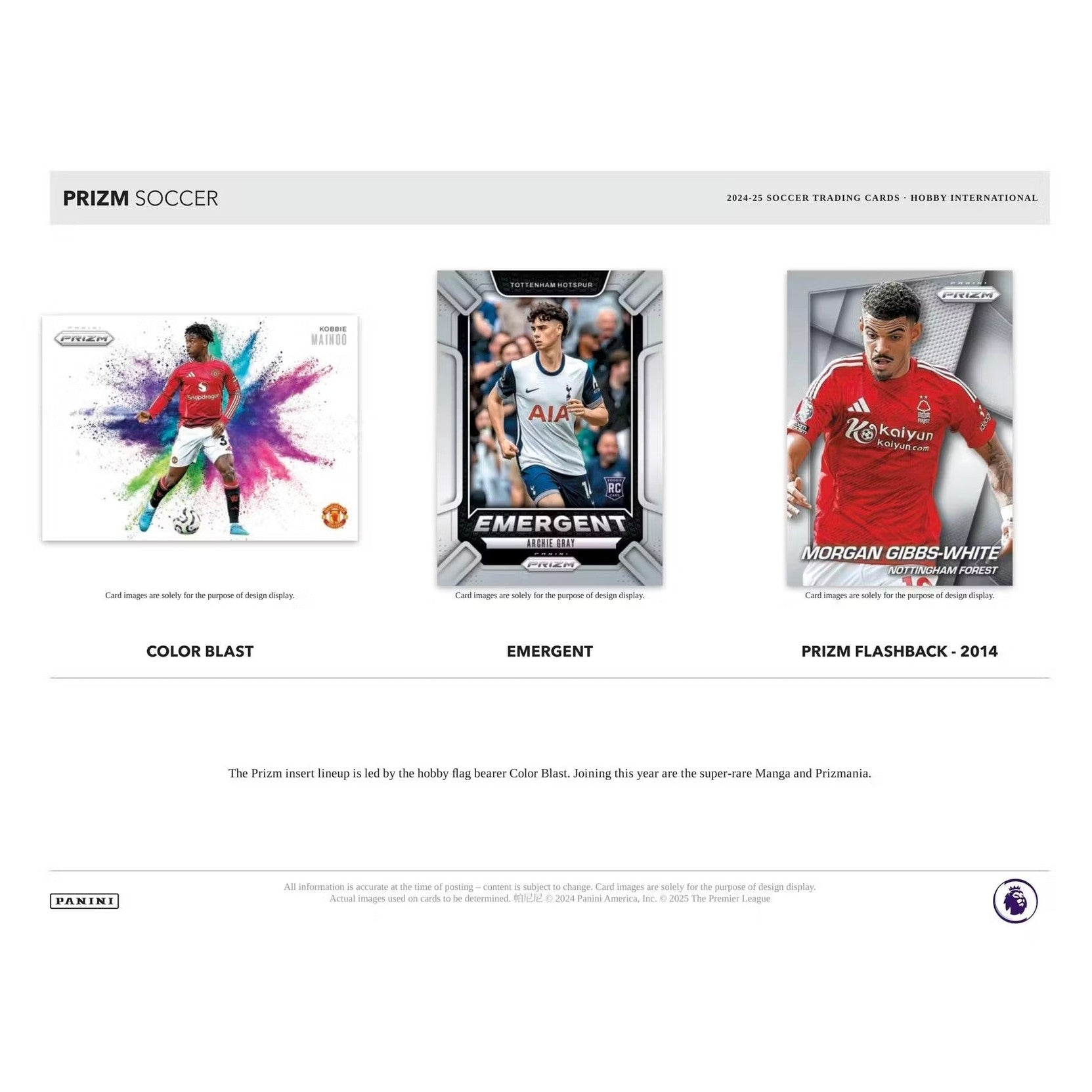 2024-25 Panini Prizm Premier League EPL Soccer International Hobby Box get-sports-cards