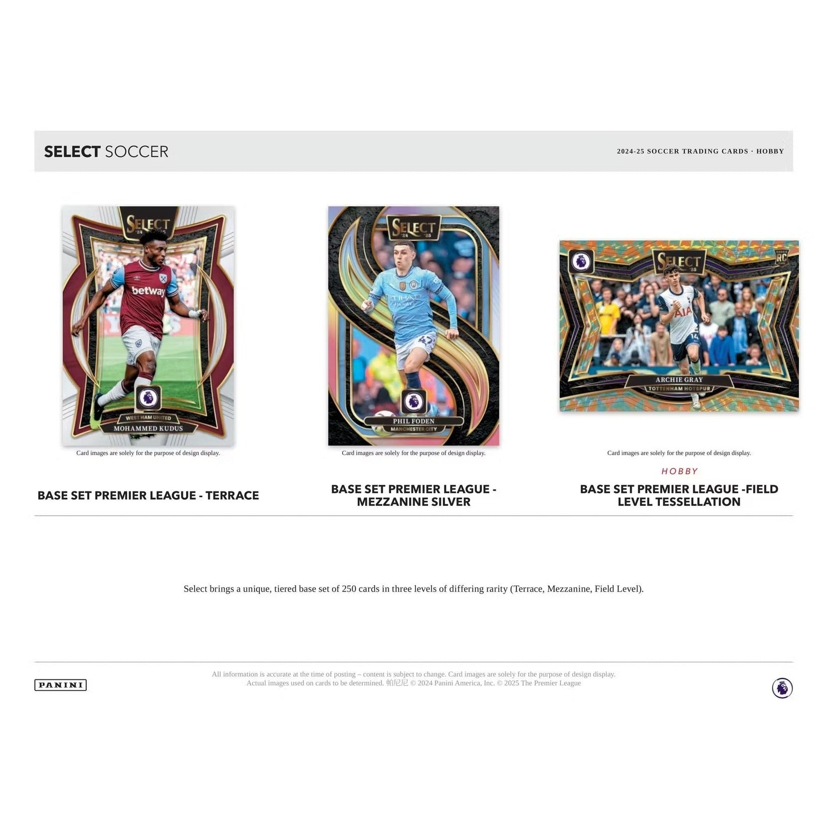 2024-25 Panini Select English Premier League Soccer Hobby Box get-sports-cards