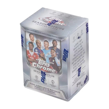2025-26 Topps Chrome UEFA Club Competitions Blaster Value Box