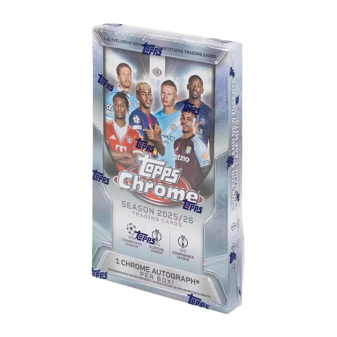 2025-26 Topps Chrome UEFA Club Competitions Hobby Box