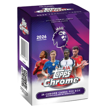 2026 Topps Chrome Premier League EPL Soccer Blaster Value Box