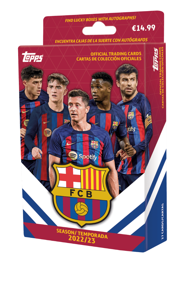 Topps® FC Barcelona Trading Cards Official Fan Set 