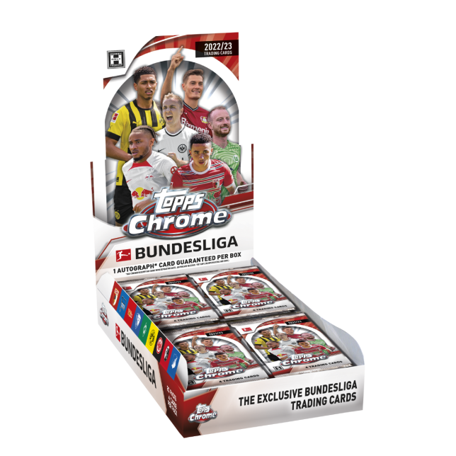 22-23 Topps Chrome Bundesliga Soccer Hobby Box 2023