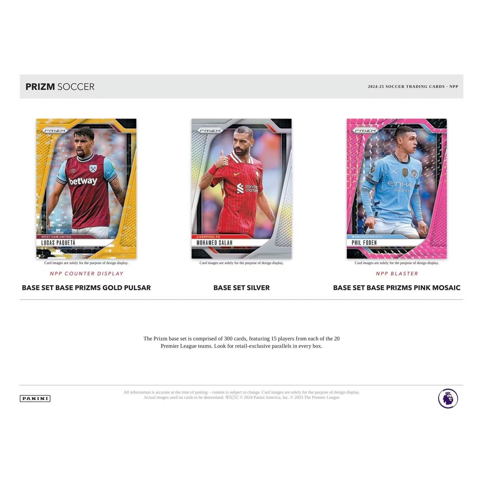 2024-25 Panini Prizm Premier League Soccer Retail Box
