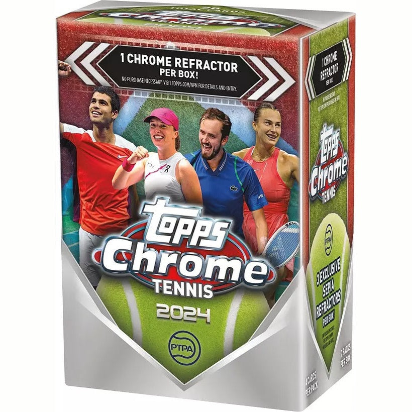 2024 Topps Chrome Tennis Blaster Box Value Box