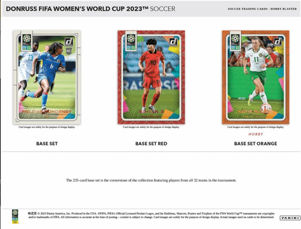 2023 Panini Donruss FIFA Women's World Cup Soccer Hobby Blaster Box 