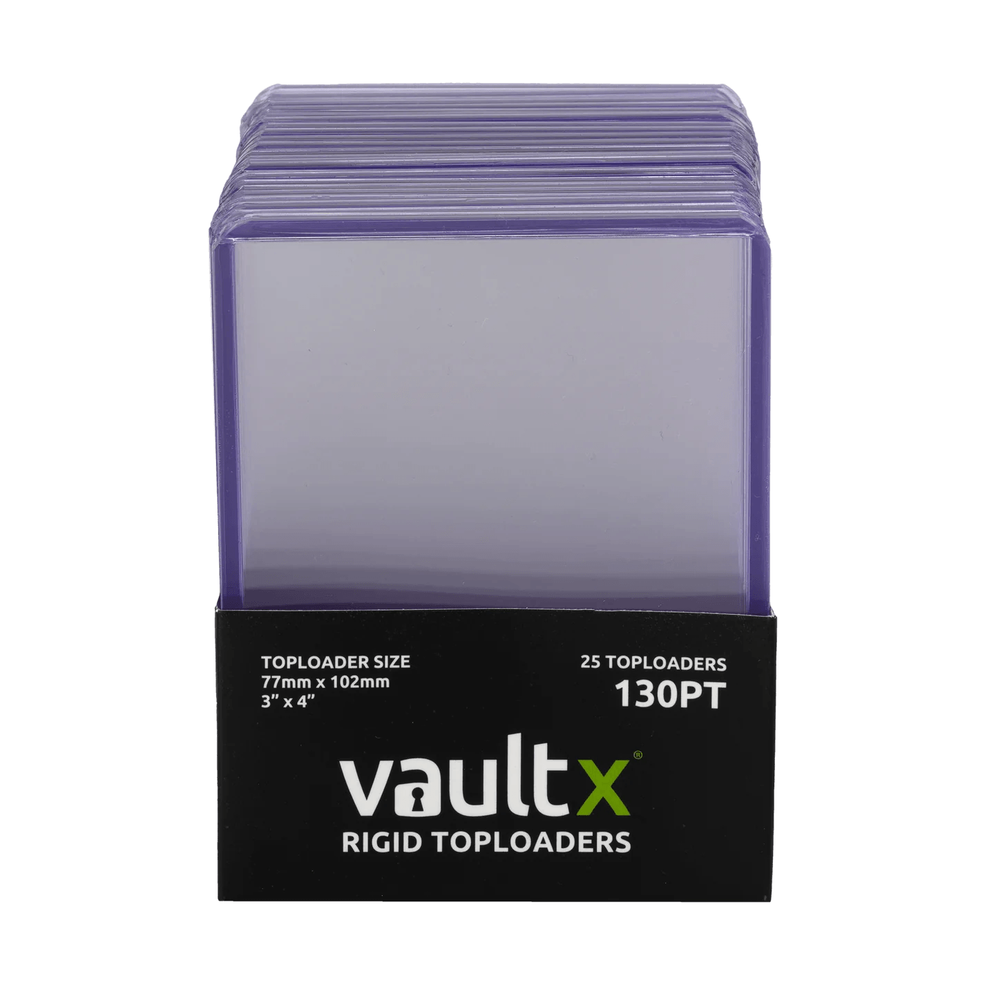 Vault X Rigid Toploaders 130pt (25 Pack) 