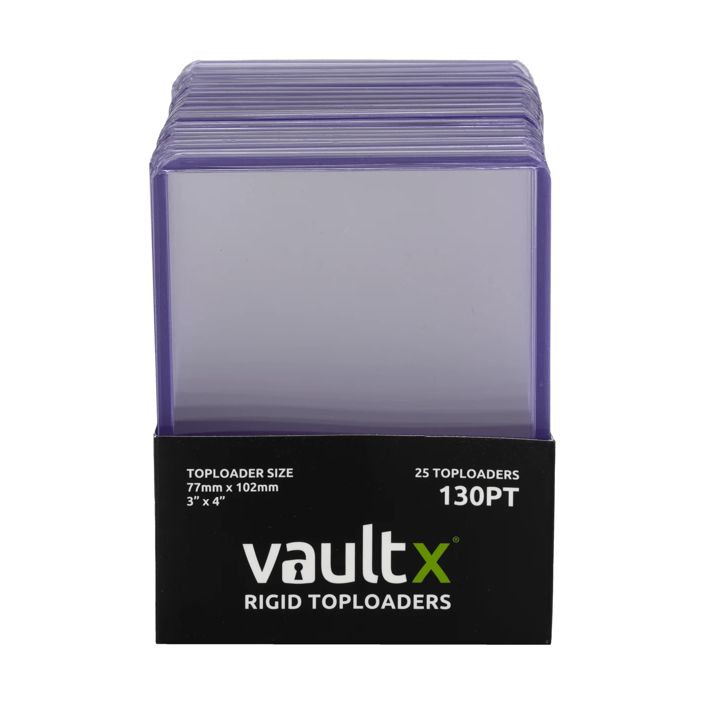 Vault X Rigid Toploaders 130pt (25 Pack)