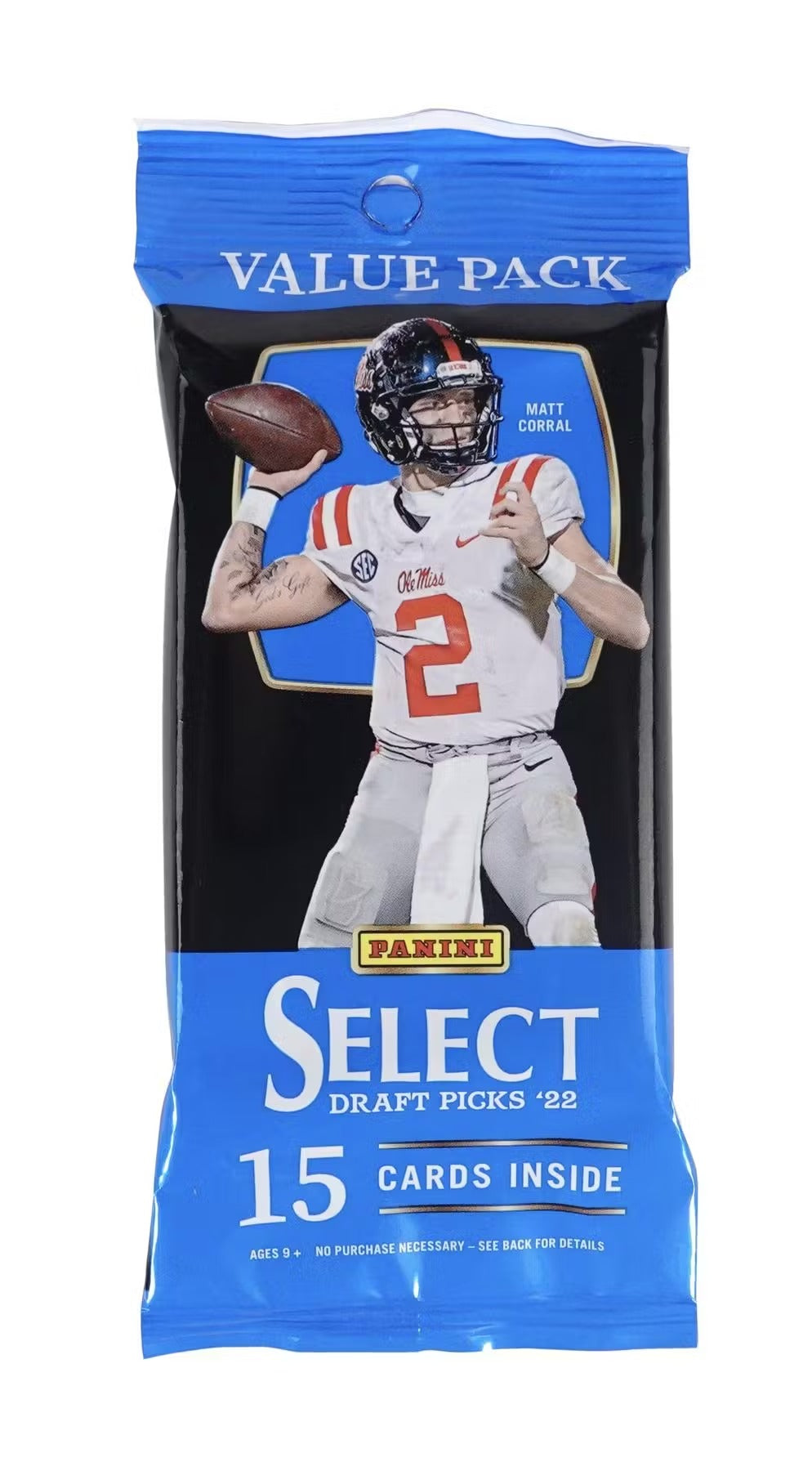 2022 Panini Select Draft Picks American Football Jumbo Value Pack (Light Blue Lazer Prizms!)