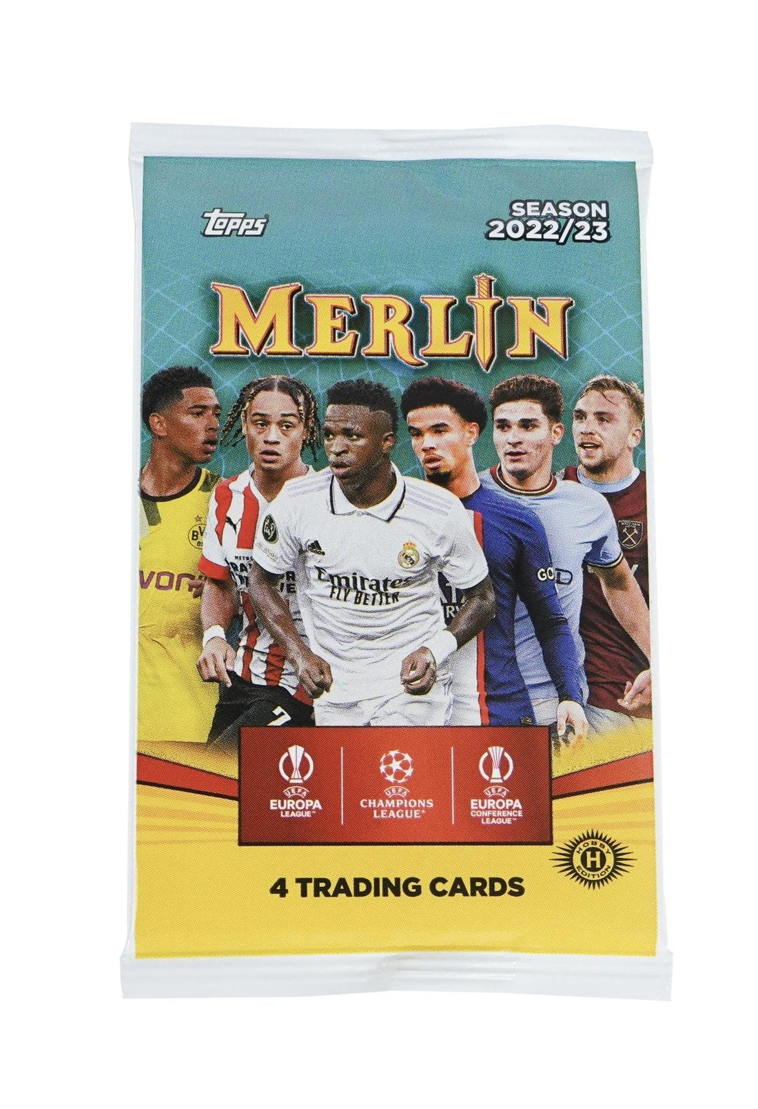 22-23 Topps Merlin Chrome  UEFA Club Competitions Soccer Hobby Box Cards