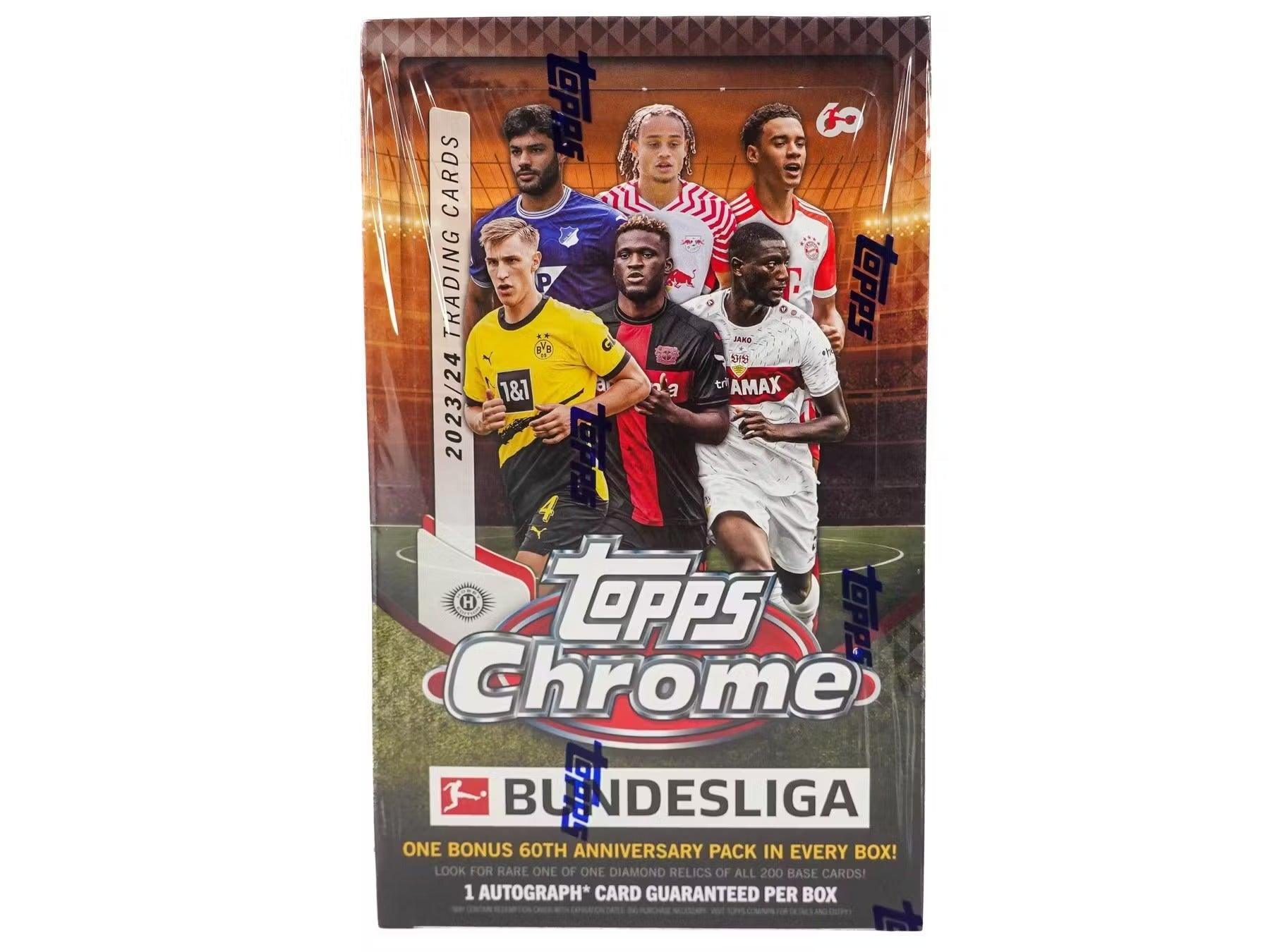 2023-2024 Topps Chrome Bundesliga Soccer Hobby Box 