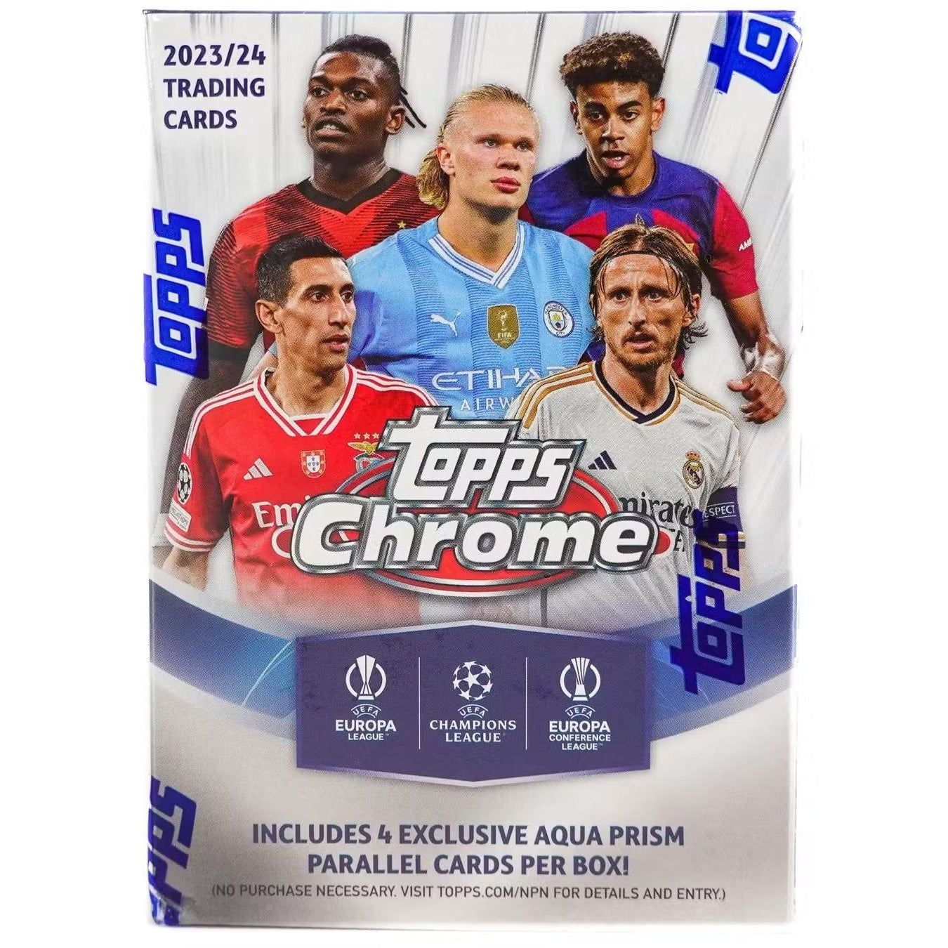 2023/24 Topps Chrome UEFA Club Competitions Soccer Blaster Value Box