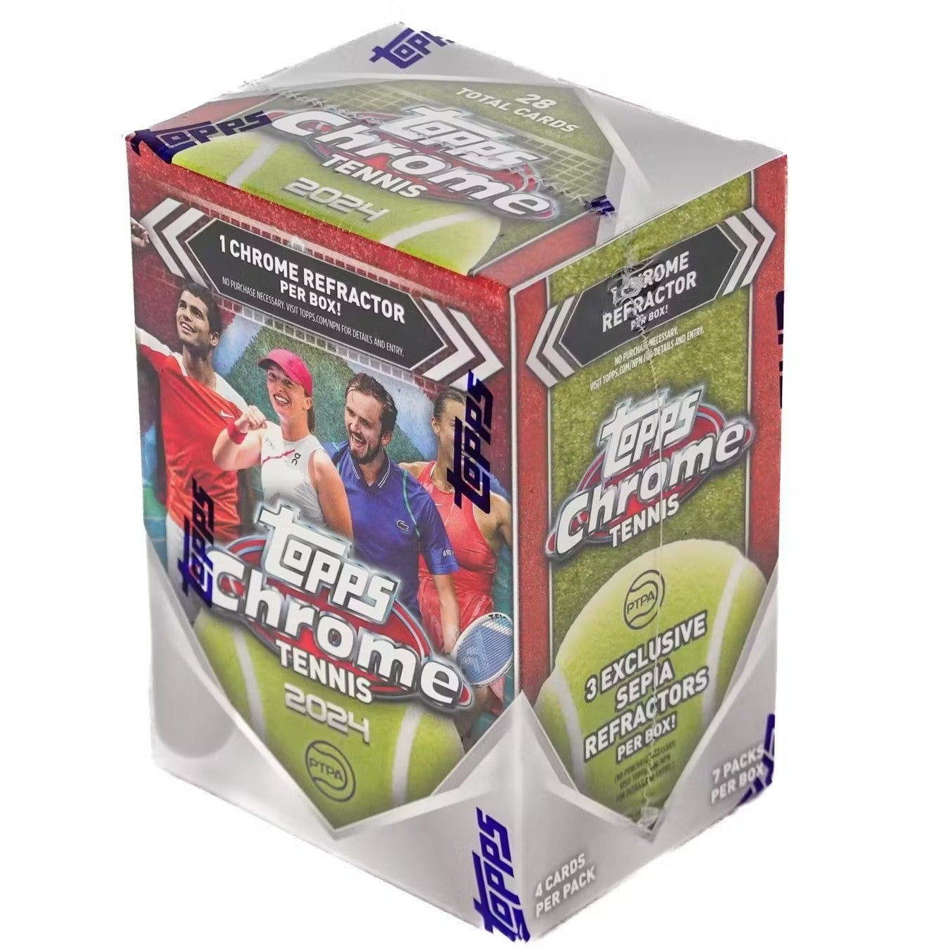 2024 Topps Chrome Tennis Blaster Box Value Box