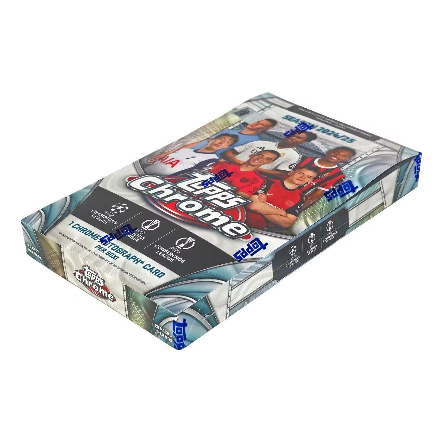 2024-25 Topps Chrome UEFA Club Competitions Soccer Hobby Box