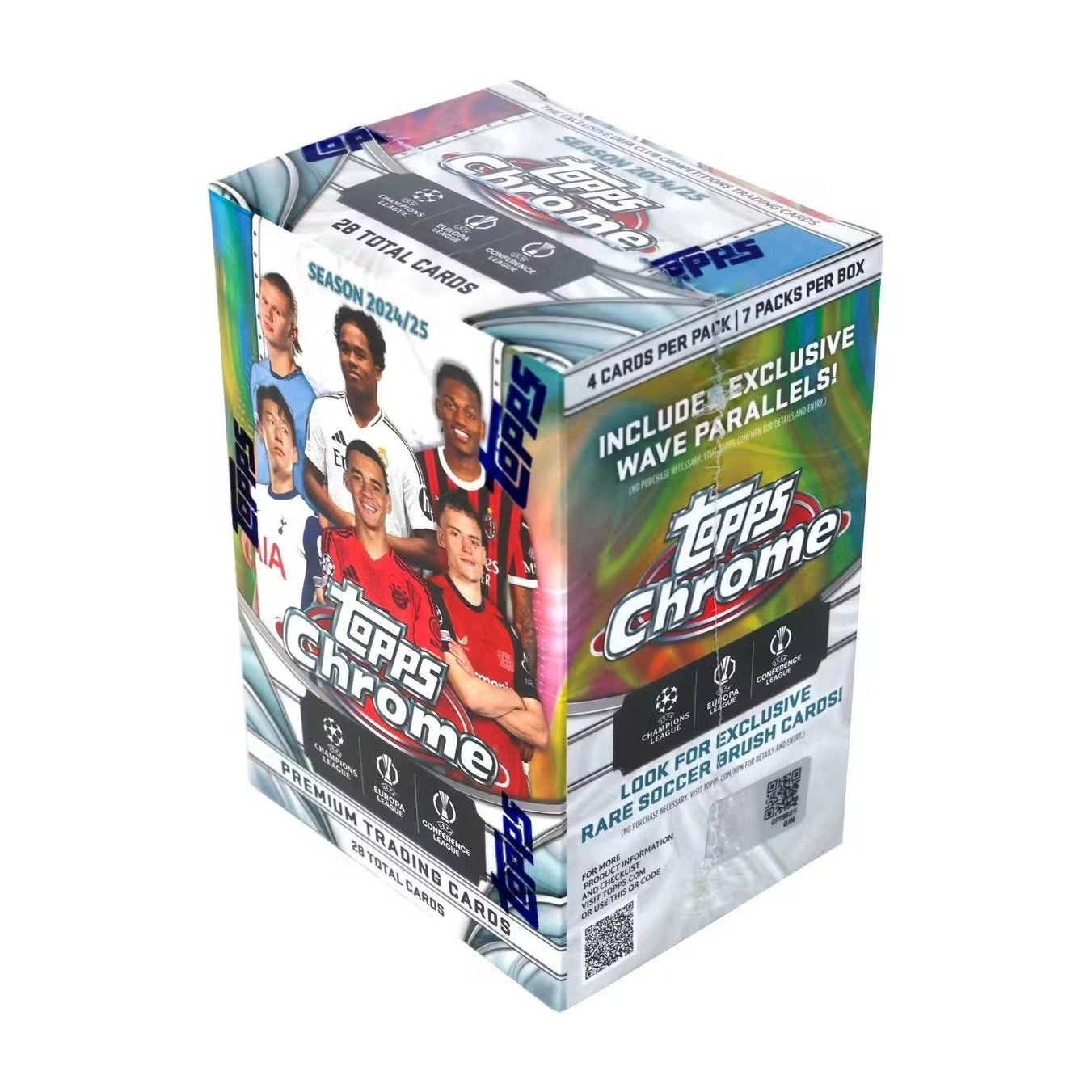 2024-25 Topps Chrome UEFA Club Competitions Blaster Box