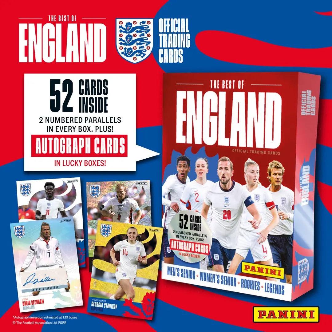 Panini The Best of England Official Trading Cards Box 