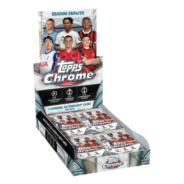 2024-25 Topps Chrome UEFA Club Competitions Soccer Hobby Box