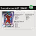 2024-25 Topps Chrome UEFA Club Competitions Blaster Box
