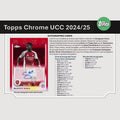 2024-25 Topps Chrome UEFA Club Competitions Blaster Box
