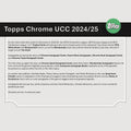 2024-25 Topps Chrome UEFA Club Competitions Soccer Hobby Box