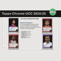 2024-25 Topps Chrome UEFA Club Competitions Soccer Hobby Box