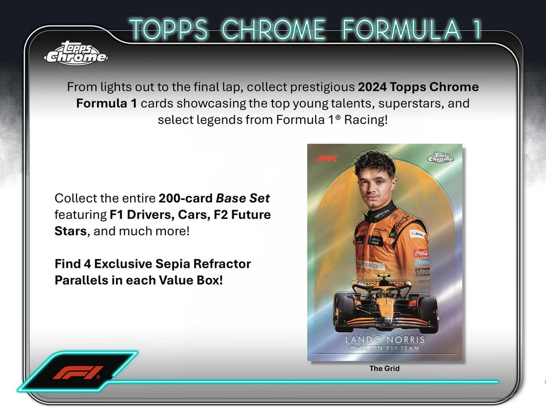 2024 Topps Chrome Formula 1 F1 Racing Blaster Box