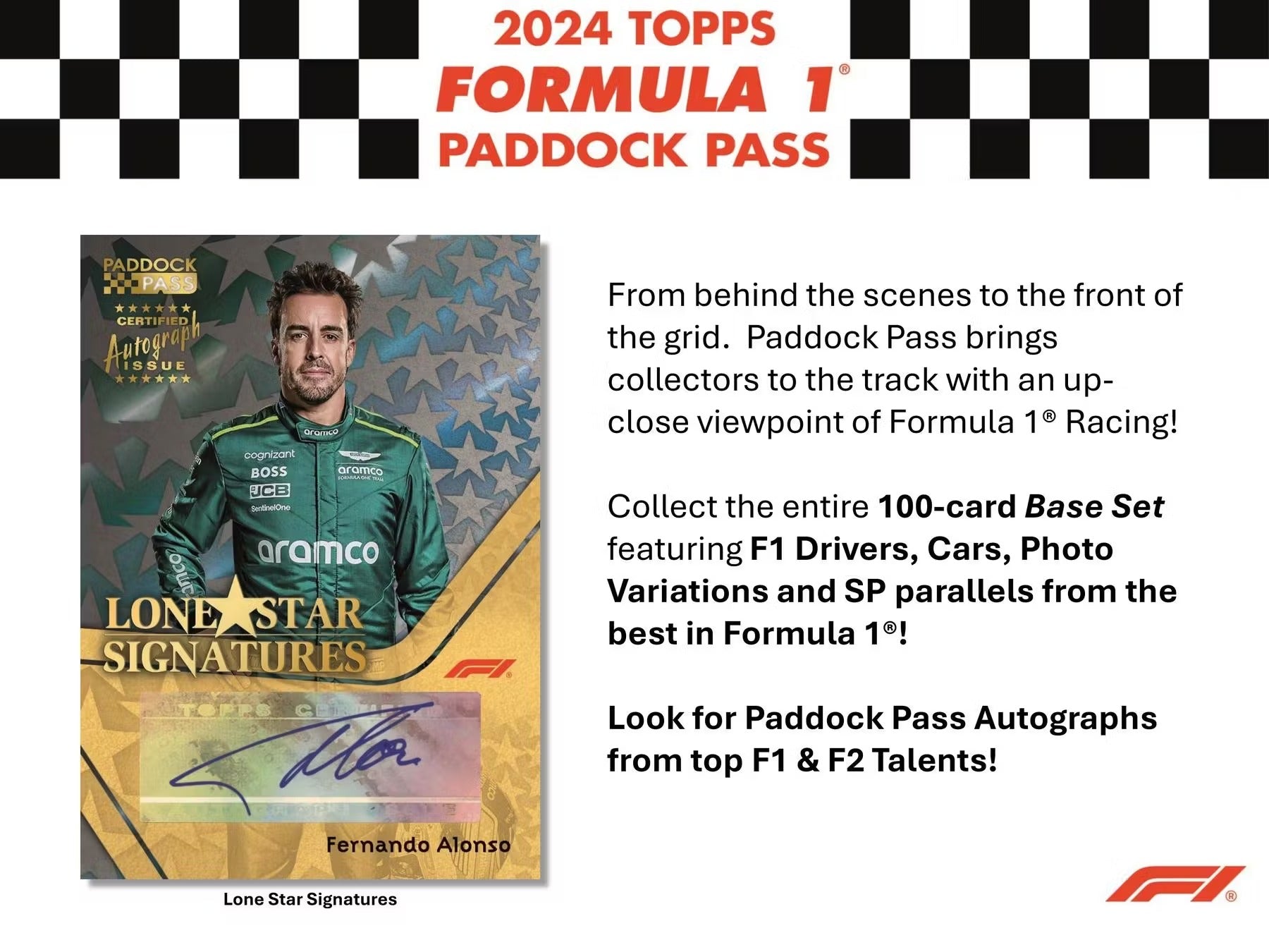 2024 Topps Paddock Pass Formula 1 F1 Racing Blaster Box