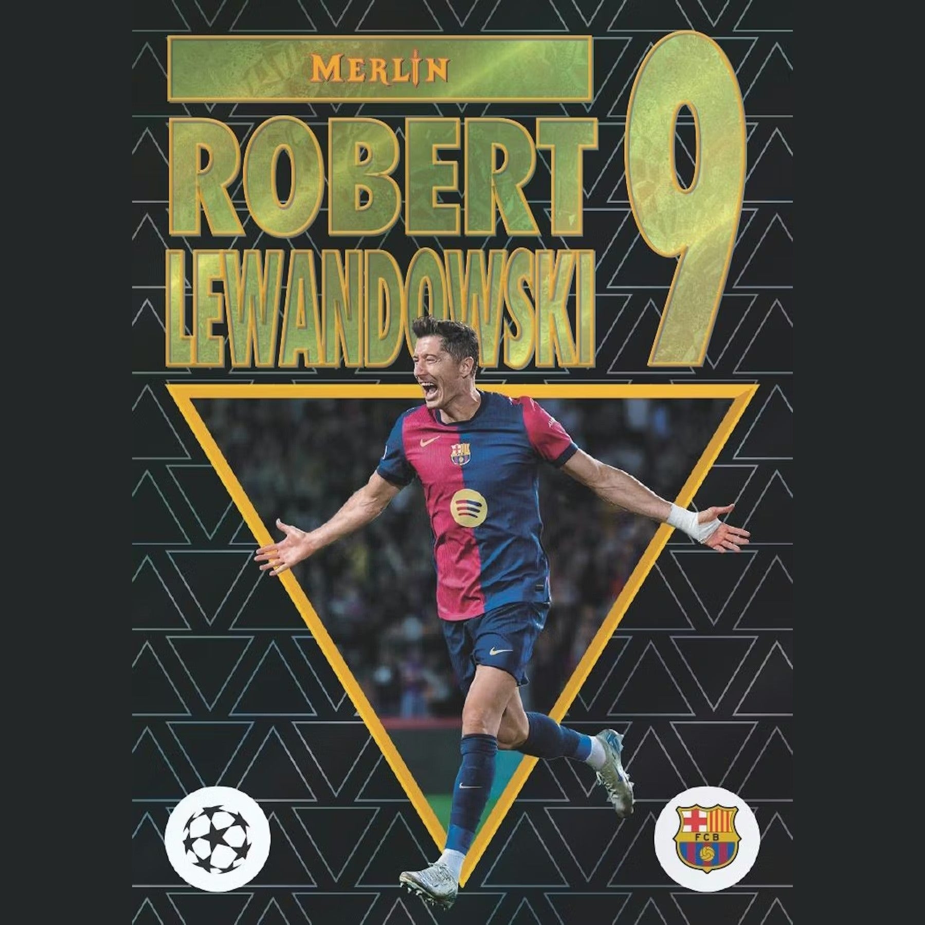 2024-25 Topps Chrome Merlin UEFA Club Competitions Soccer Blaster Box