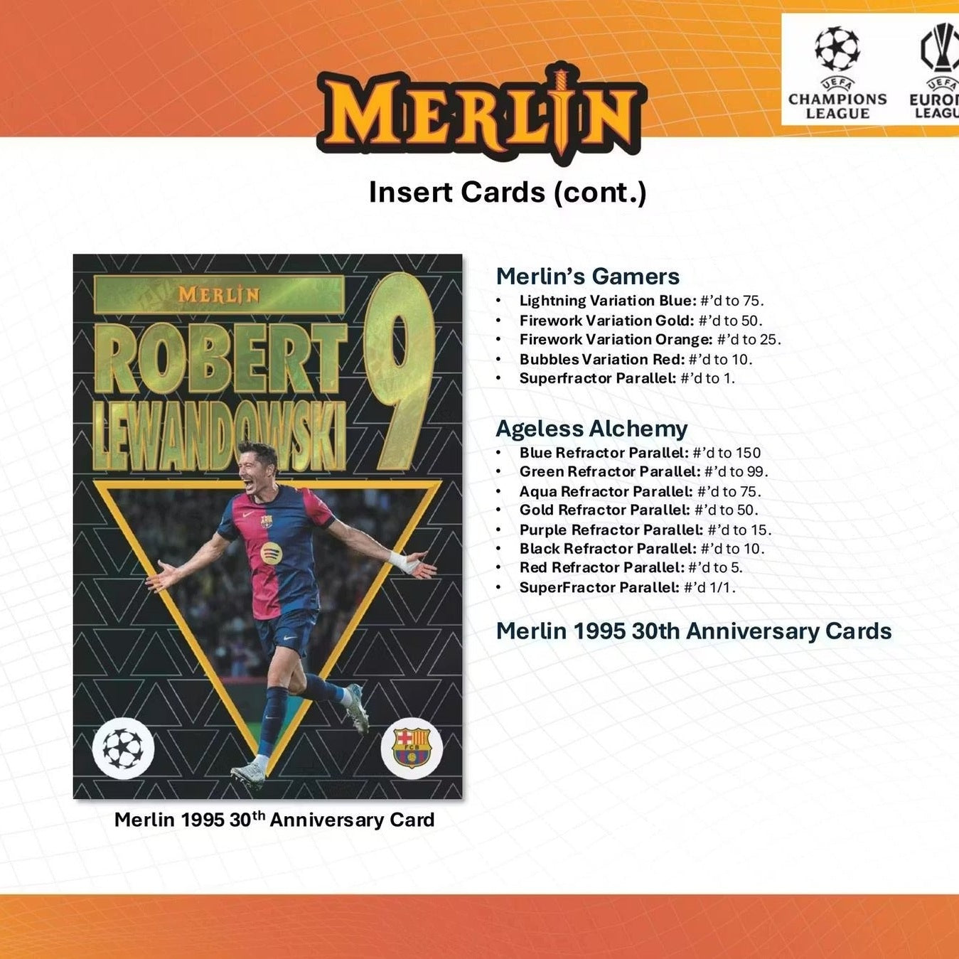 2024-25 Topps Chrome Merlin UEFA Club Competitions Soccer Blaster Box