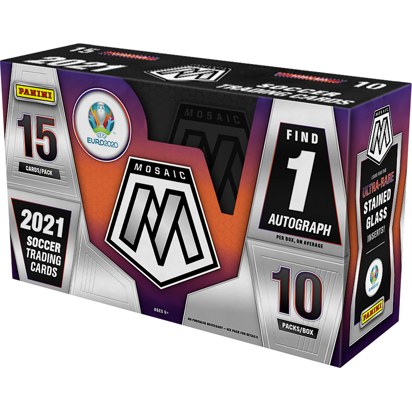 2020-21 Panini Mosaic UEFA Euro 2020 Soccer Hobby Box