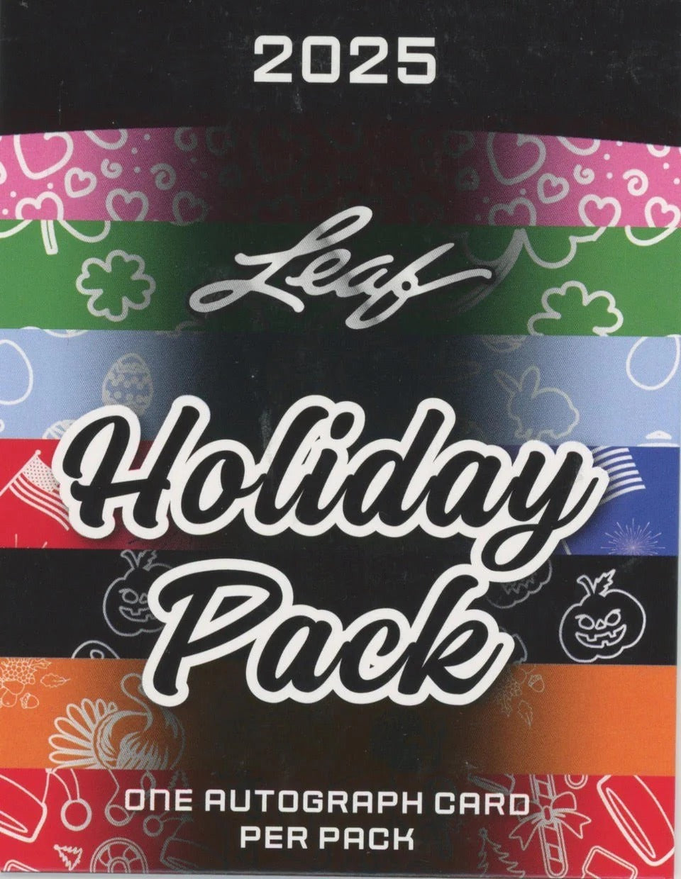2025 Leaf Holiday Pack - One Autograph Per Pack