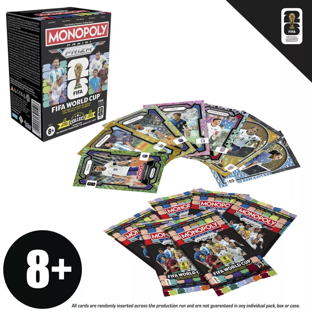 Panini Prizm Monopoly - FIFA World Cup 26 Booster Blaster Box Trading Cards