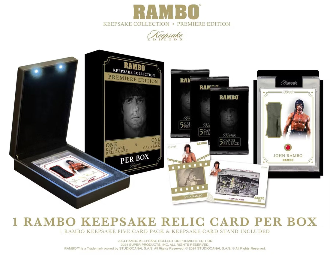 2024 Keepsake Rambo Collection Premiere Edition Hobby Box