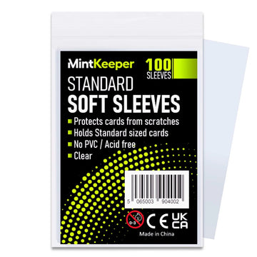 MintKeeper Card Sleeves - 100 Sleeves Standard Size