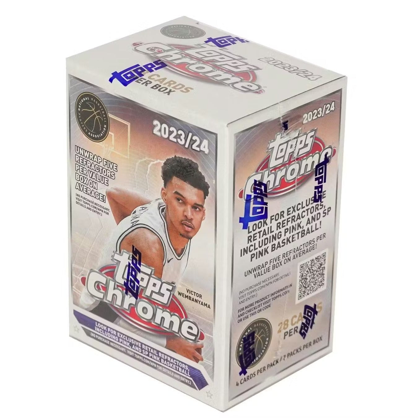 2023-2024 Topps Chrome Basketball Blaster Box Value Box