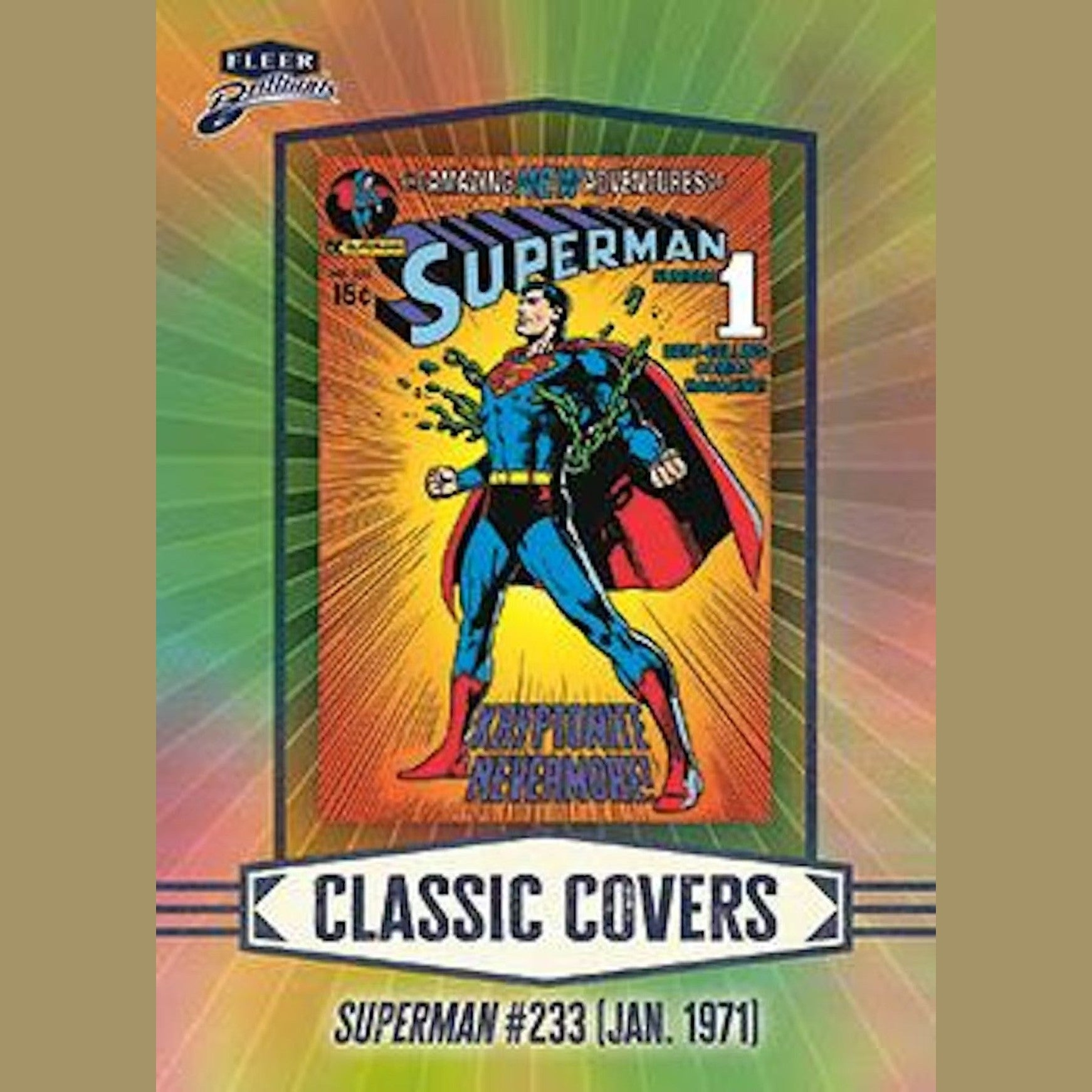2025 Fleer Brilliants Superman Mega Box - Upper Deck