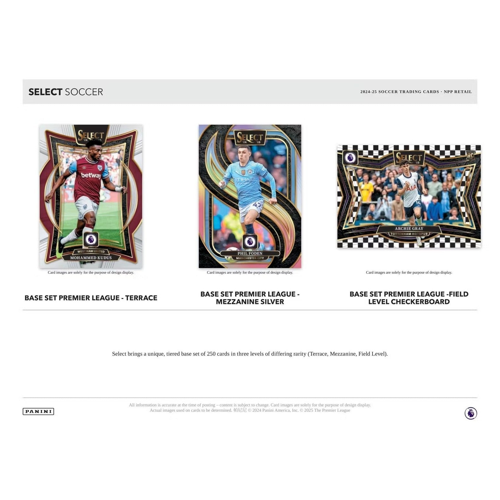 2024-25 Panini Select Premier League Soccer Mega Box