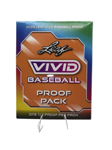 2025 Leaf Vivid Baseball Proof Pack 1/1