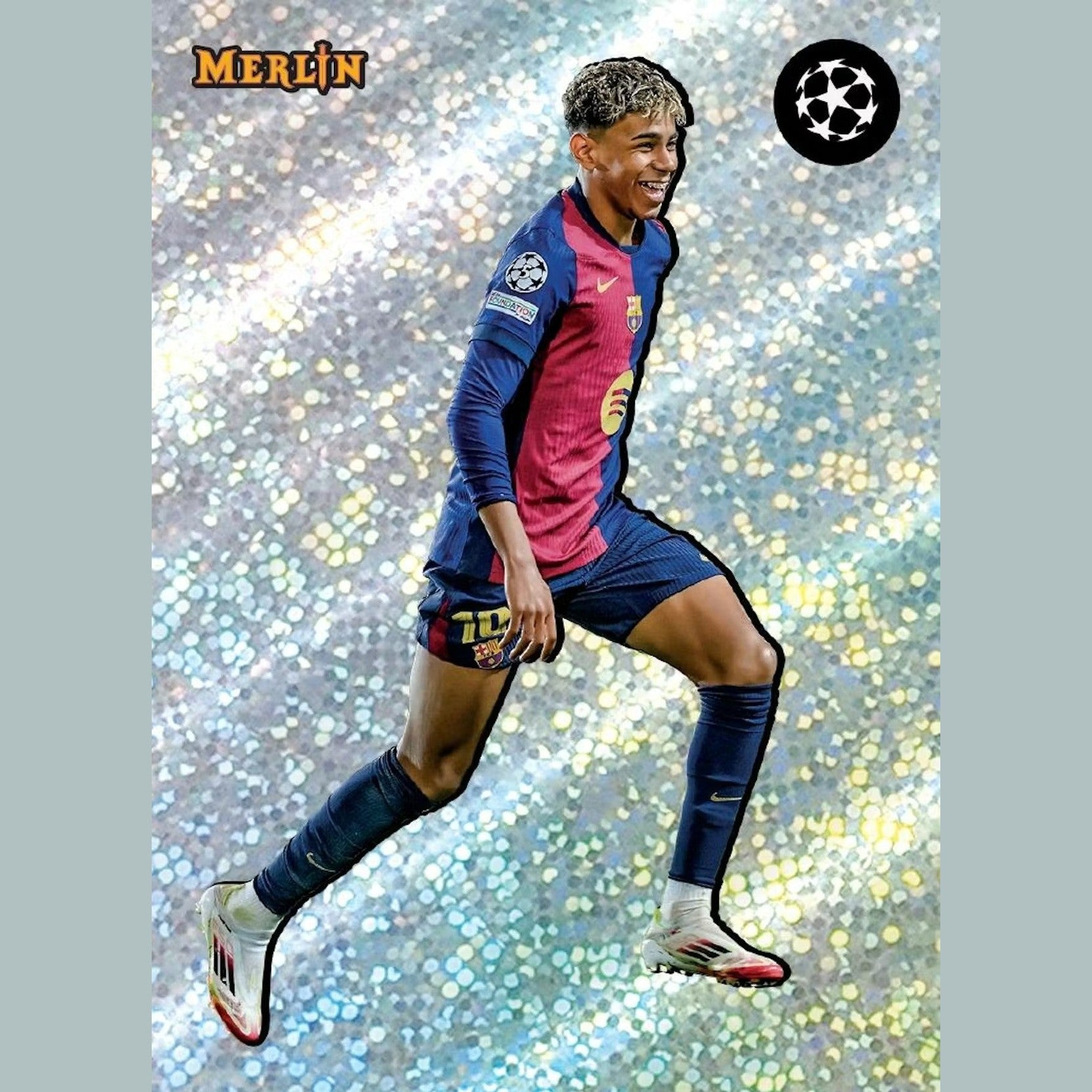 2024-25 Topps Chrome Merlin UEFA Club Competitions Soccer Blaster Box