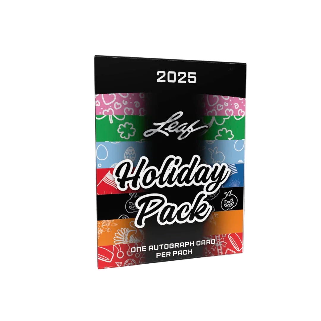 2025 Leaf Holiday Pack - One Autograph Per Pack