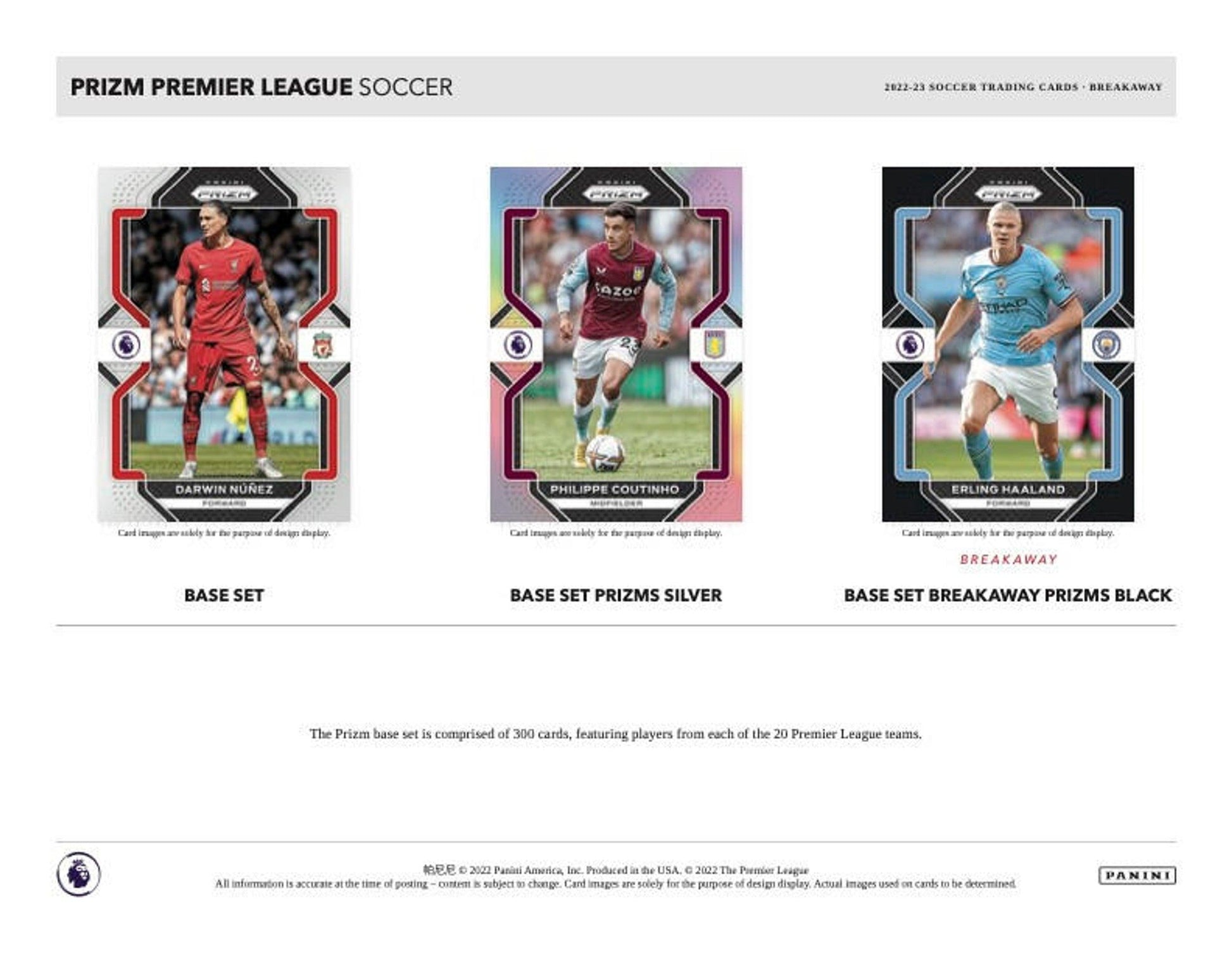 2022-23 Panini Prizm Premier League Hobby H2 Breakaway Soccer Box 