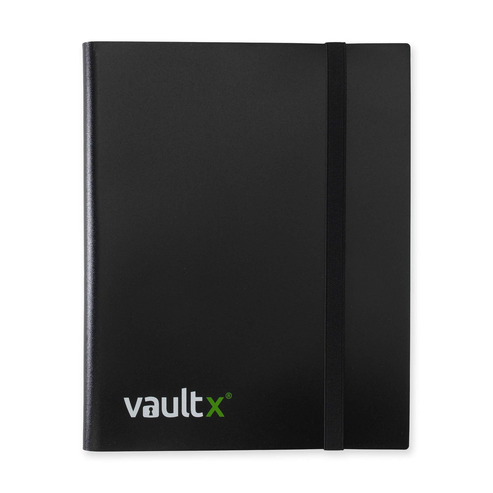 Vault X 9 Pocket Card Strap Binder - Black 