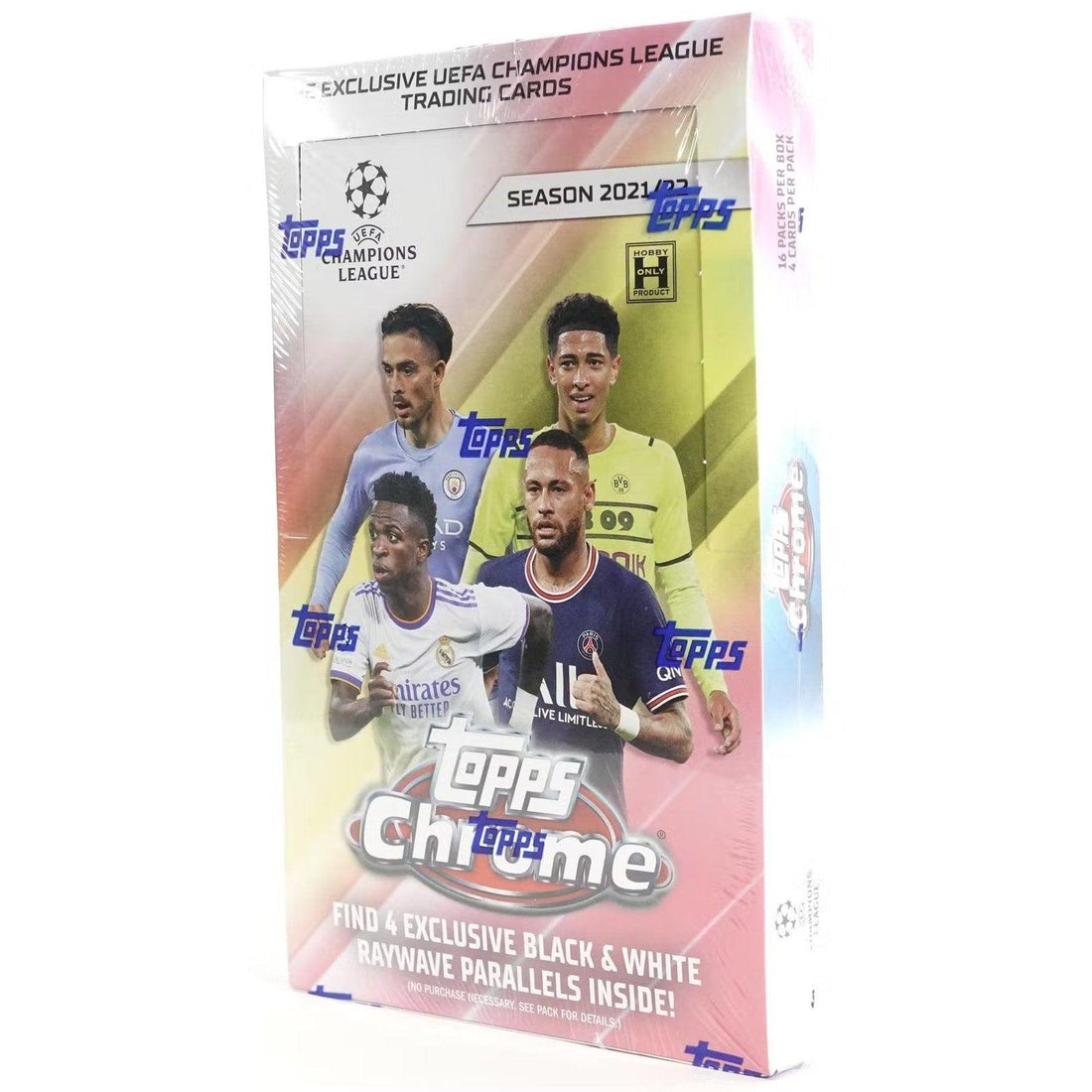 2021/22 Topps UEFA Champions League Chrome Soccer Hobby Lite Box 