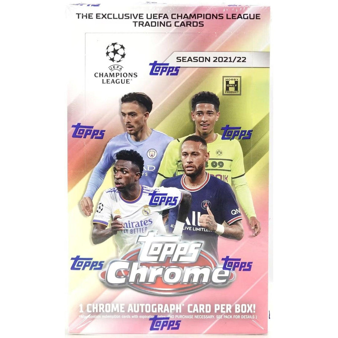 2021/22 Topps UEFA Champions League Chrome Soccer Hobby Box 