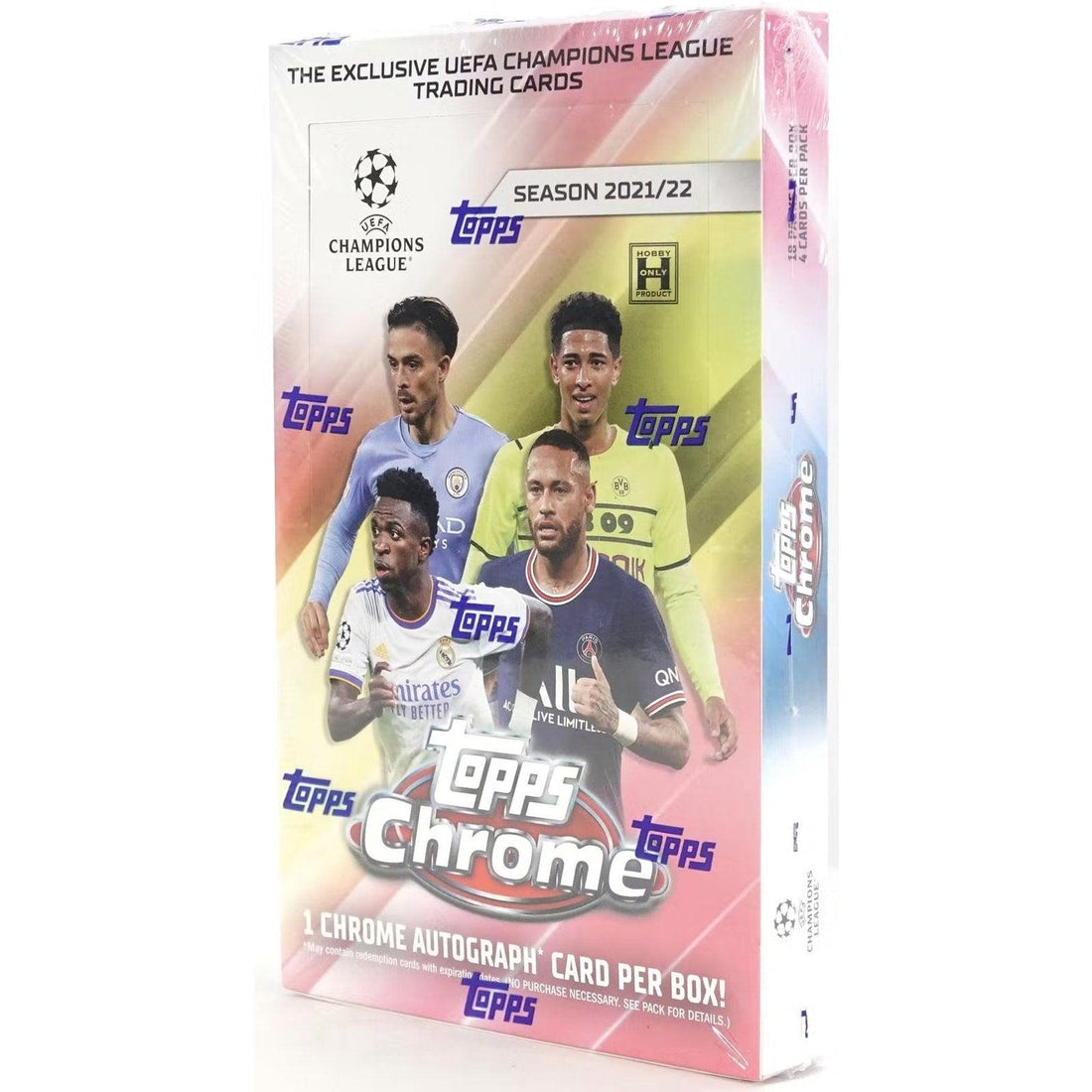 2021/22 Topps UEFA Champions League Chrome Soccer Hobby Box 