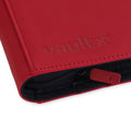 Vault X Premium Exo-Tec® 4 Pocket Zip Card Binder - Red 