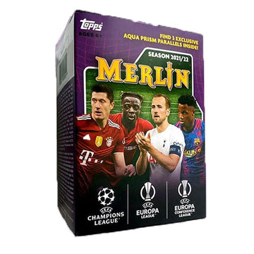 2021/22 Topps UEFA Champions League Merlin Chrome Soccer Blaster Box 